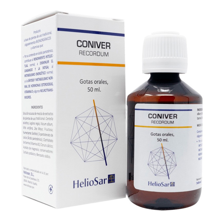 Heliosar coniver recordum 50 ml gotas