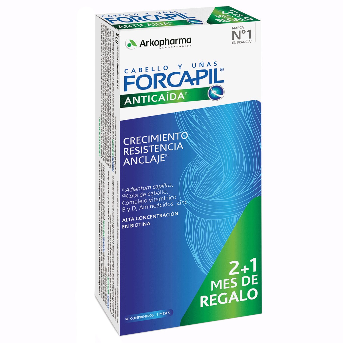 Forcapil anticaída de cabello 90caps 2+1