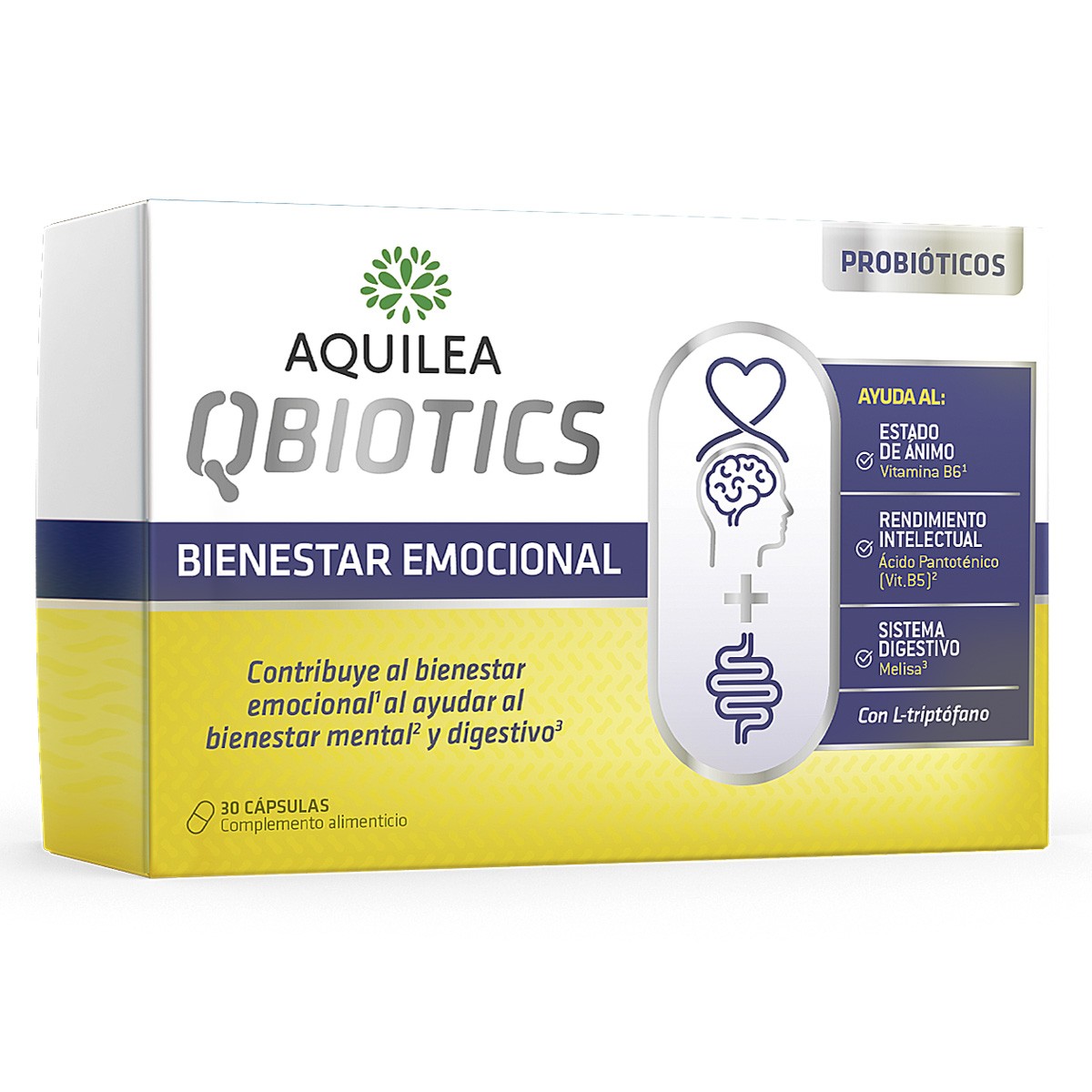 Aquilea qbiotics bienestar emocional 30cápsulas