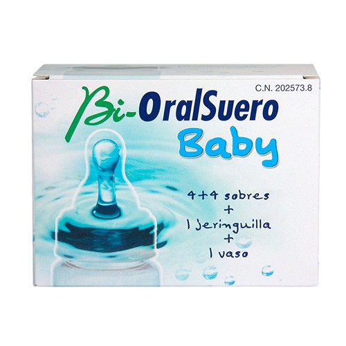 Bi-Oralsuero Baby 4+4 sobres