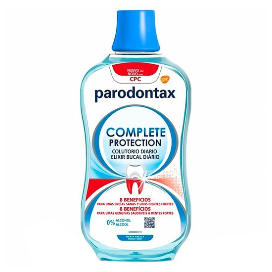 Paradontax colutorio protección completa 500ml menta