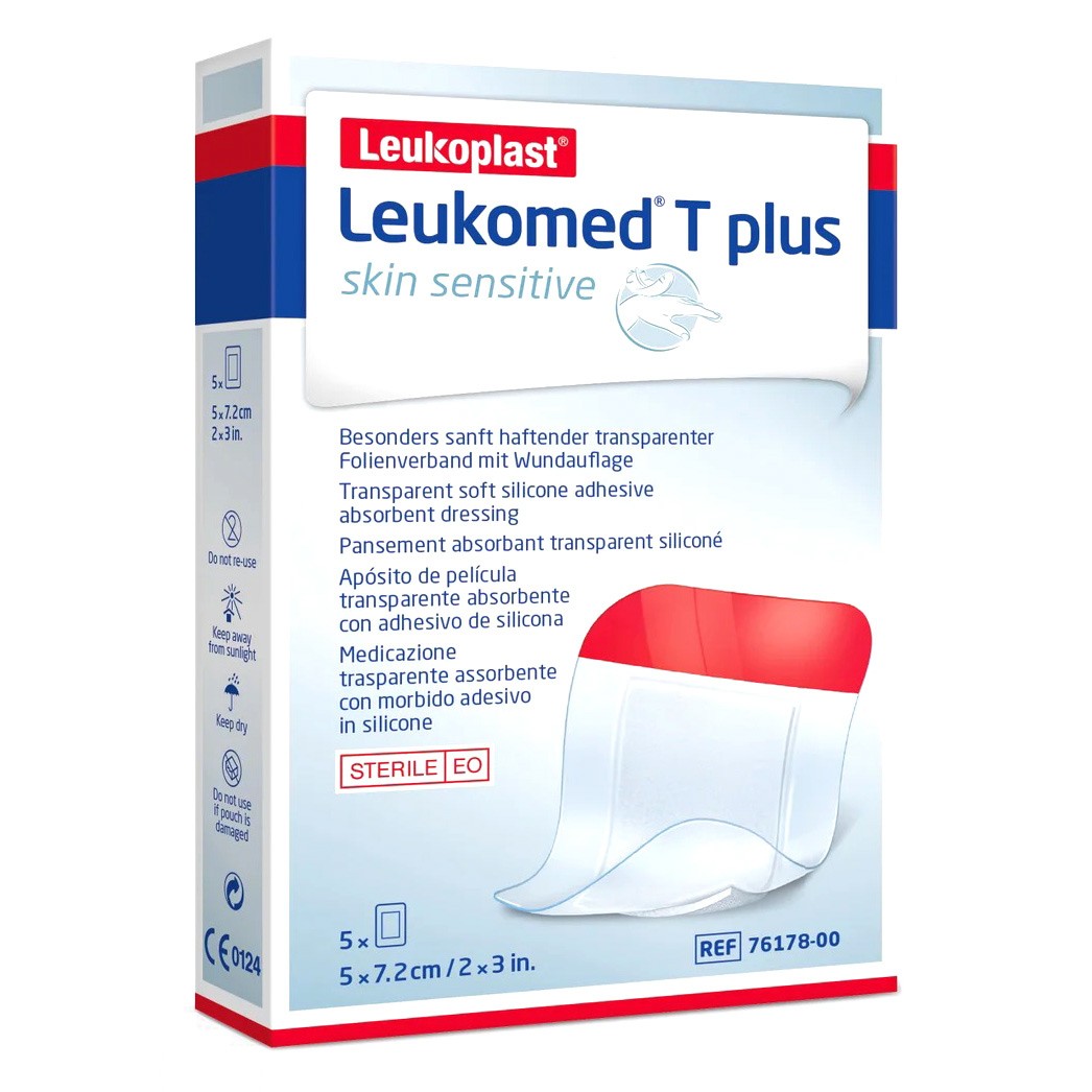 Leukomed Skin Sensitive 5cmx7,2cm 5u