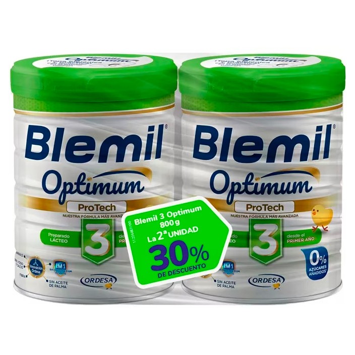 Blemil 3 Optimum Protech 2x800g 2ªu 30%