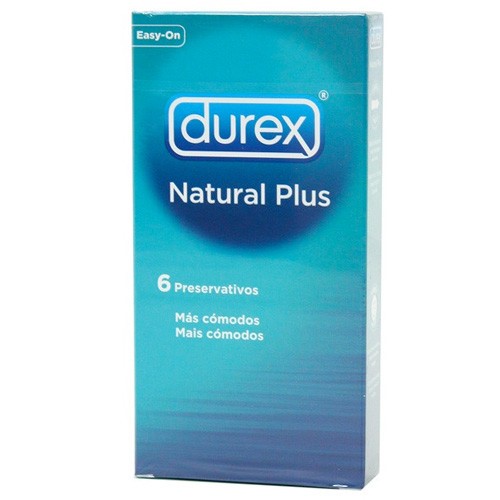 PRESERVA.DUREX NATURAL PLUS EASY ON 6UND